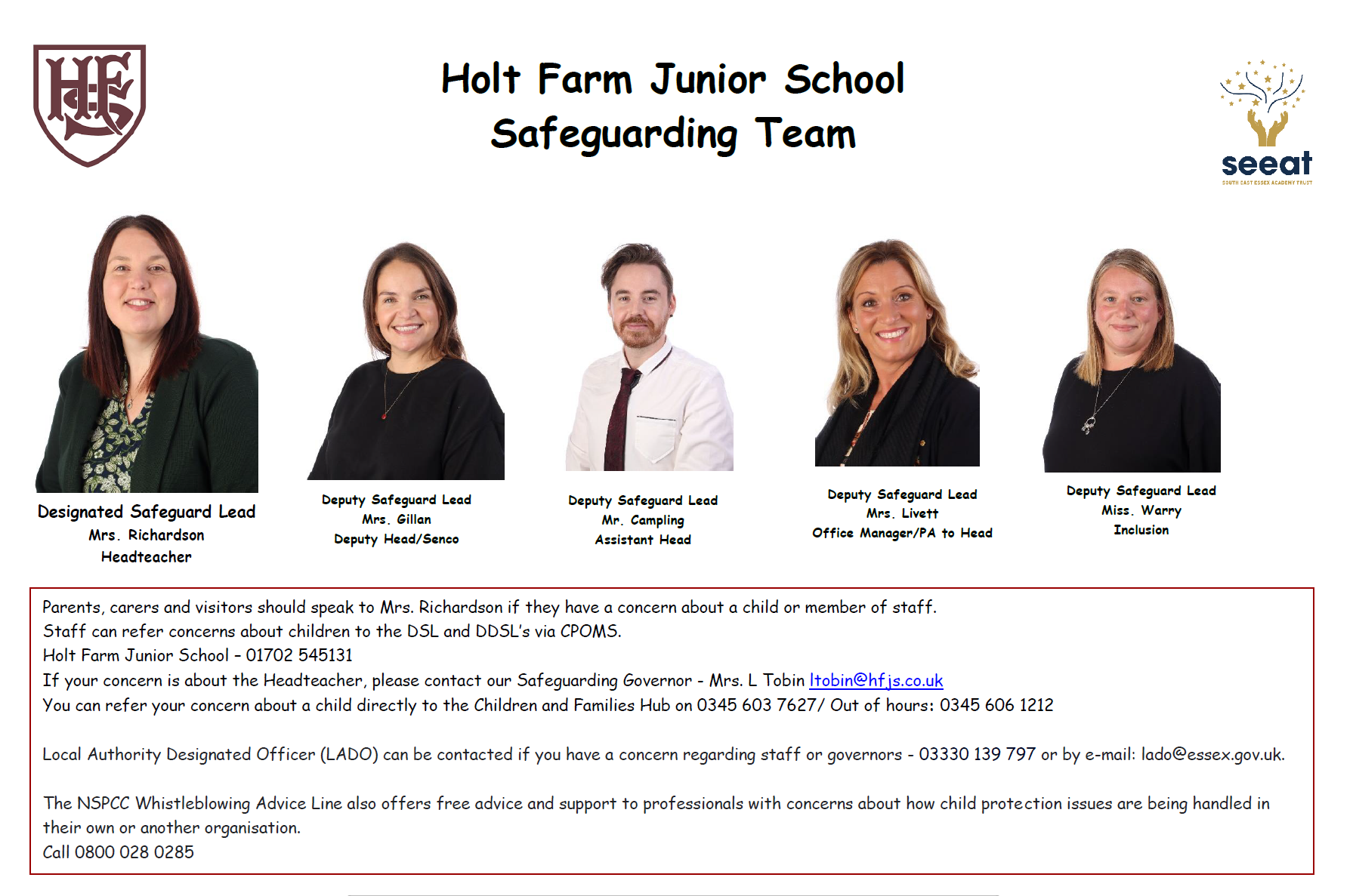 Safeguarding Team